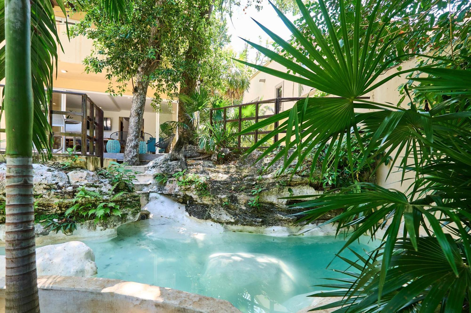 Villa Stunning Mansion 6Br With Artificial Cenote And Private Pool With Ocean View à Playa del Carmen Extérieur photo